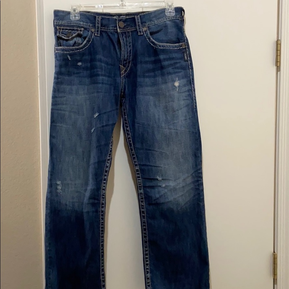 Men’s Silver Jeans Co Stonewashed Jeans sz 34